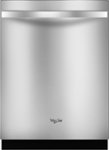 Front Standard. Whirlpool - Closeout Gold Series 24" Tall Tub Built-In Dishwasher - Stainless-Steel.