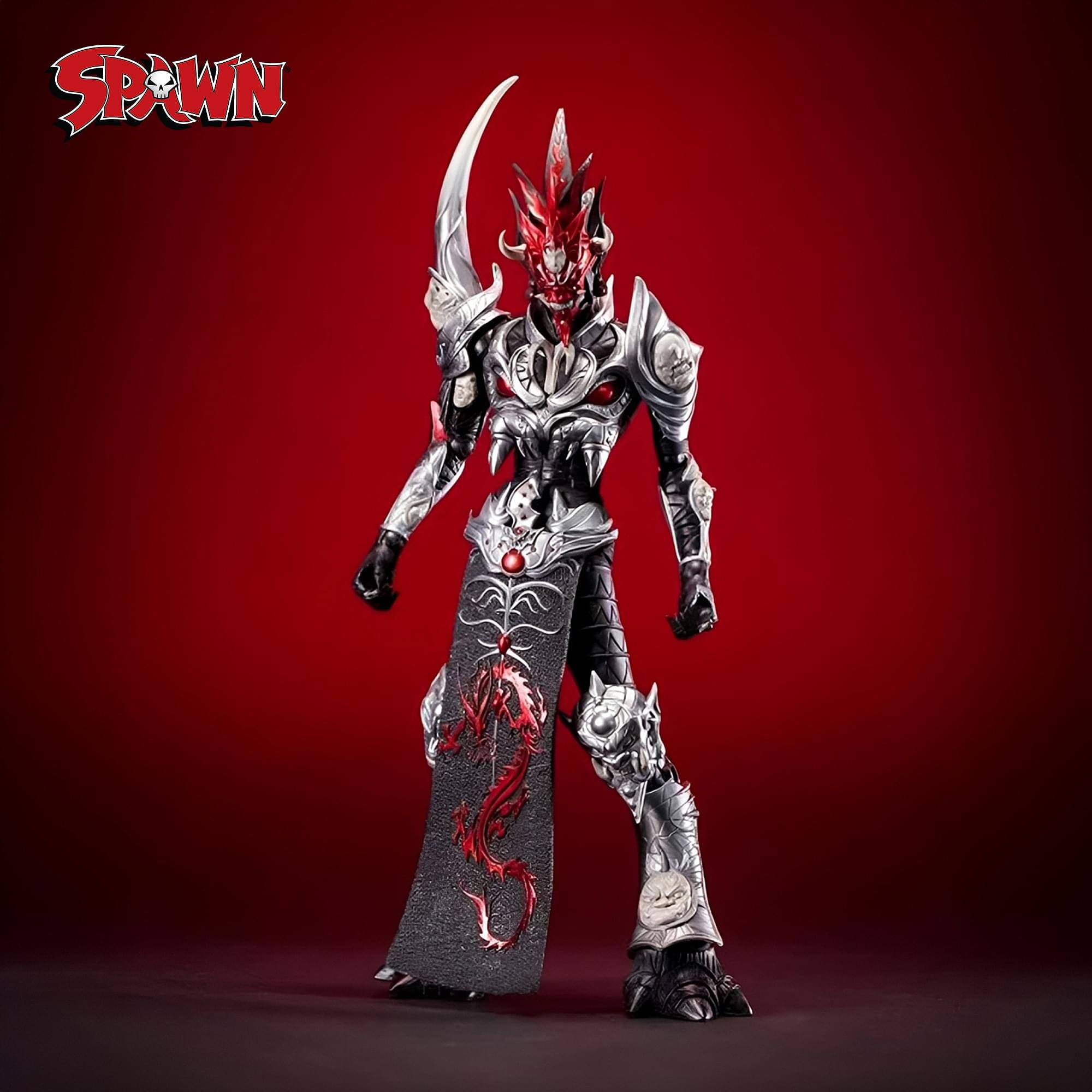Alt View 10. McFarlane Toys - Spawn Universe Action Figure | Mandarin Spawn BW Accent Edition - Black.