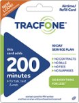 Front Zoom. TRACFONE - 200-Minute Prepaid Wireless Airtime Card - Blue/Green.