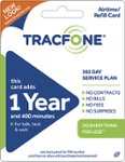 Front. TracFone - 400-Minute Prepaid Wireless Airtime Card - Blue/Green.