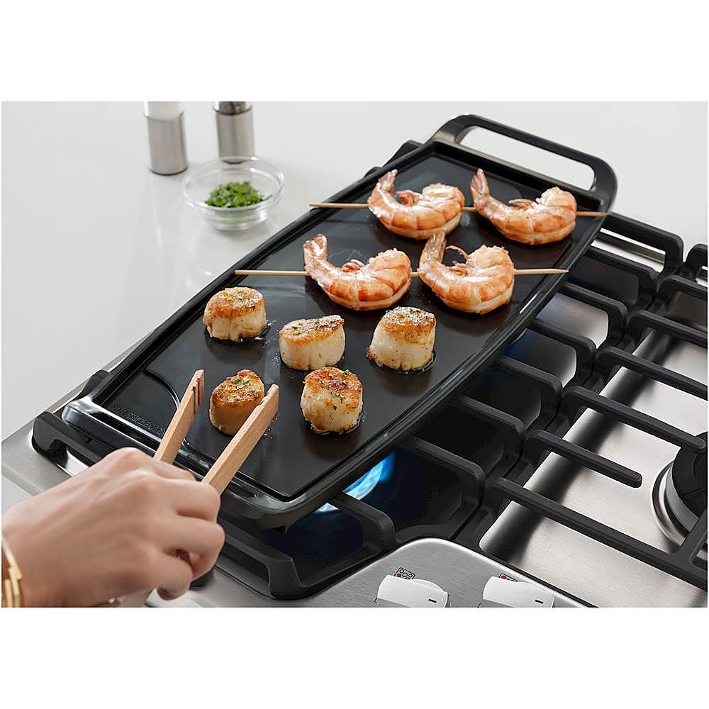 LG Studio 30 in. Gas Cooktop with 5 Sealed Burners & Griddle - Stainless  Steel
