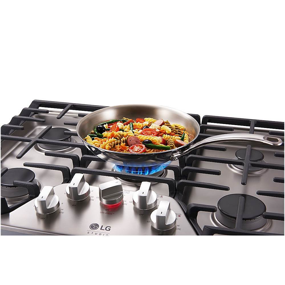 CBGS3028S by LG - LG STUDIO 30 UltraHeat™ Gas Cooktop with EasyClean®