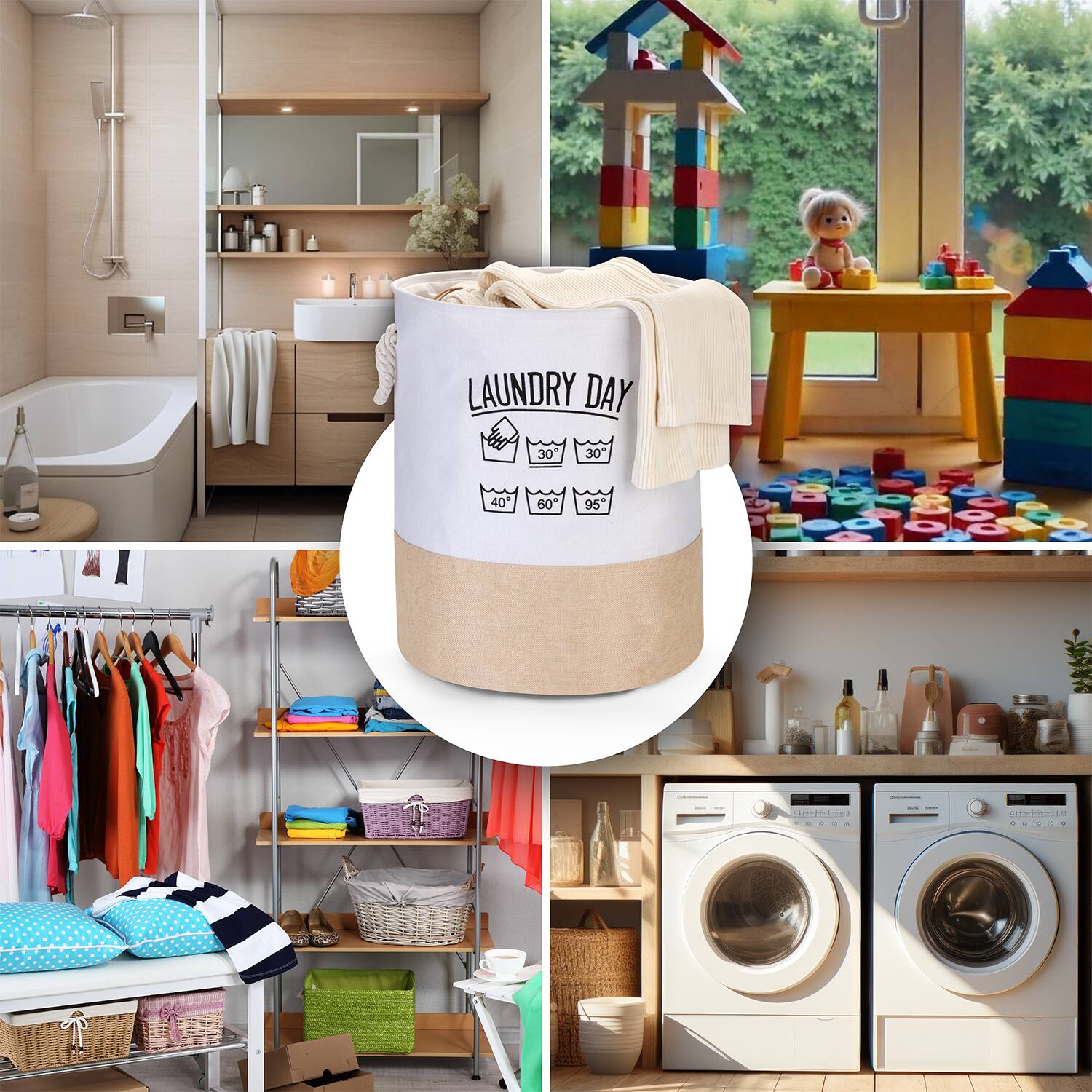 LAUNDRY DAY  
30° 30° 40° 60° 95°