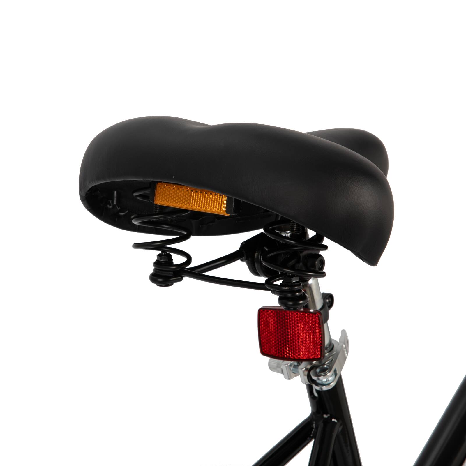 Alt View 4. HILAND - HILAND Jade 26 Inch Adult Beach Cruiser Bike for Men Women, Steel Frame, Commuter Bicycle with Single Speed, Black - black.