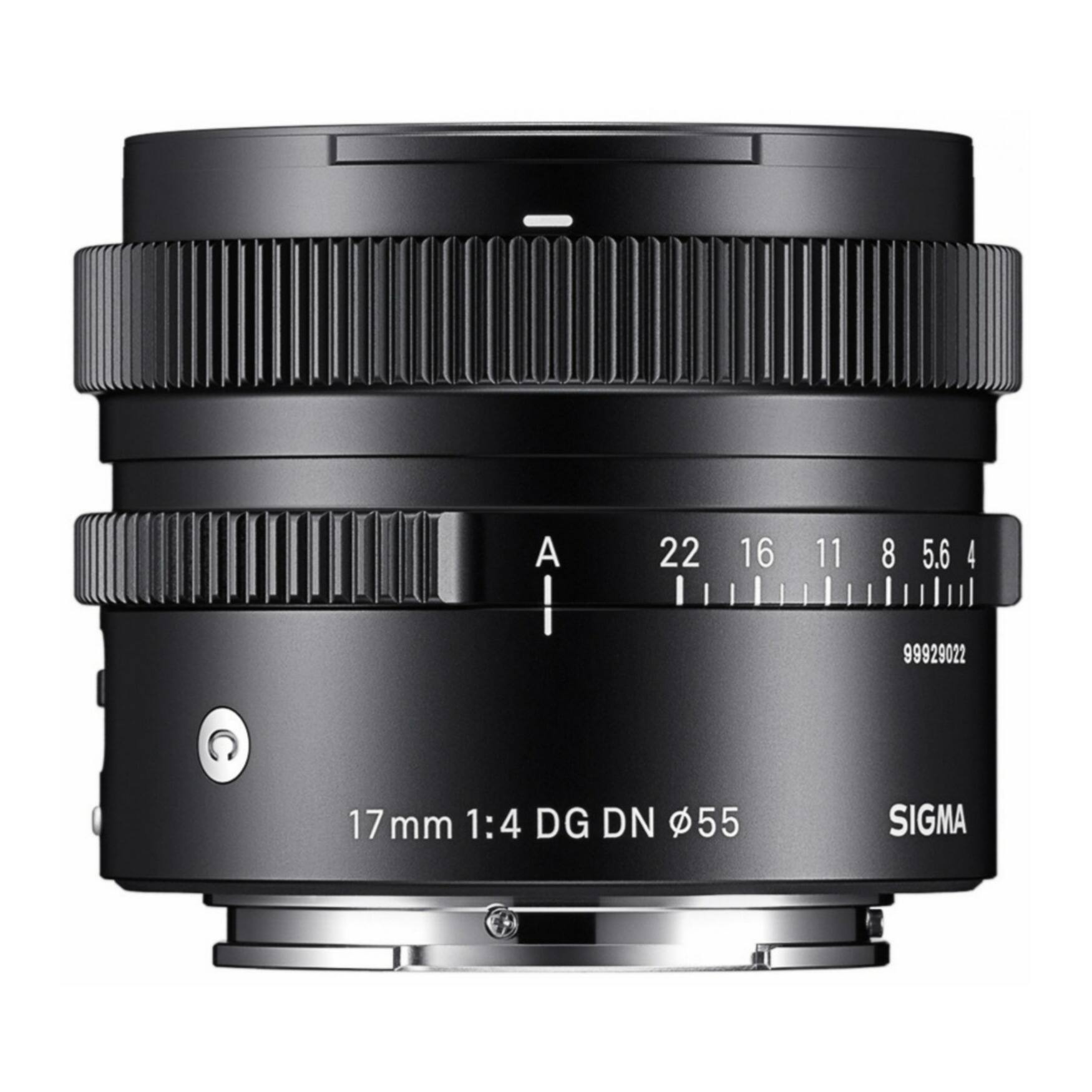 A 22 16 11 8 5.6 4  
17 mm 1:4 DG DN φ55  
SIGMA  
99929022