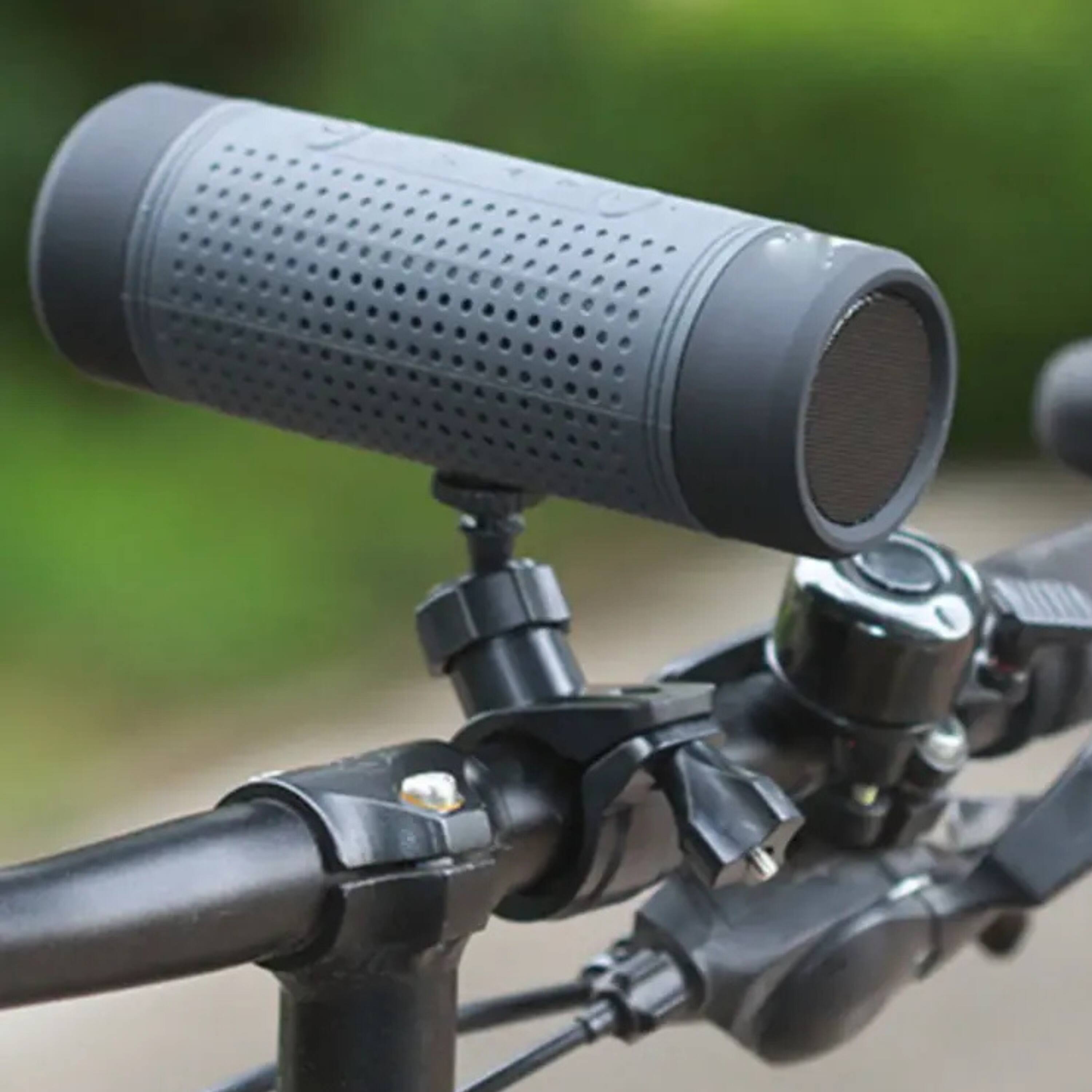 Back. Kitcheniva - Wireless Bluetooth Bike Speaker with LED Light Portable Cycling Speaker Black - Black.