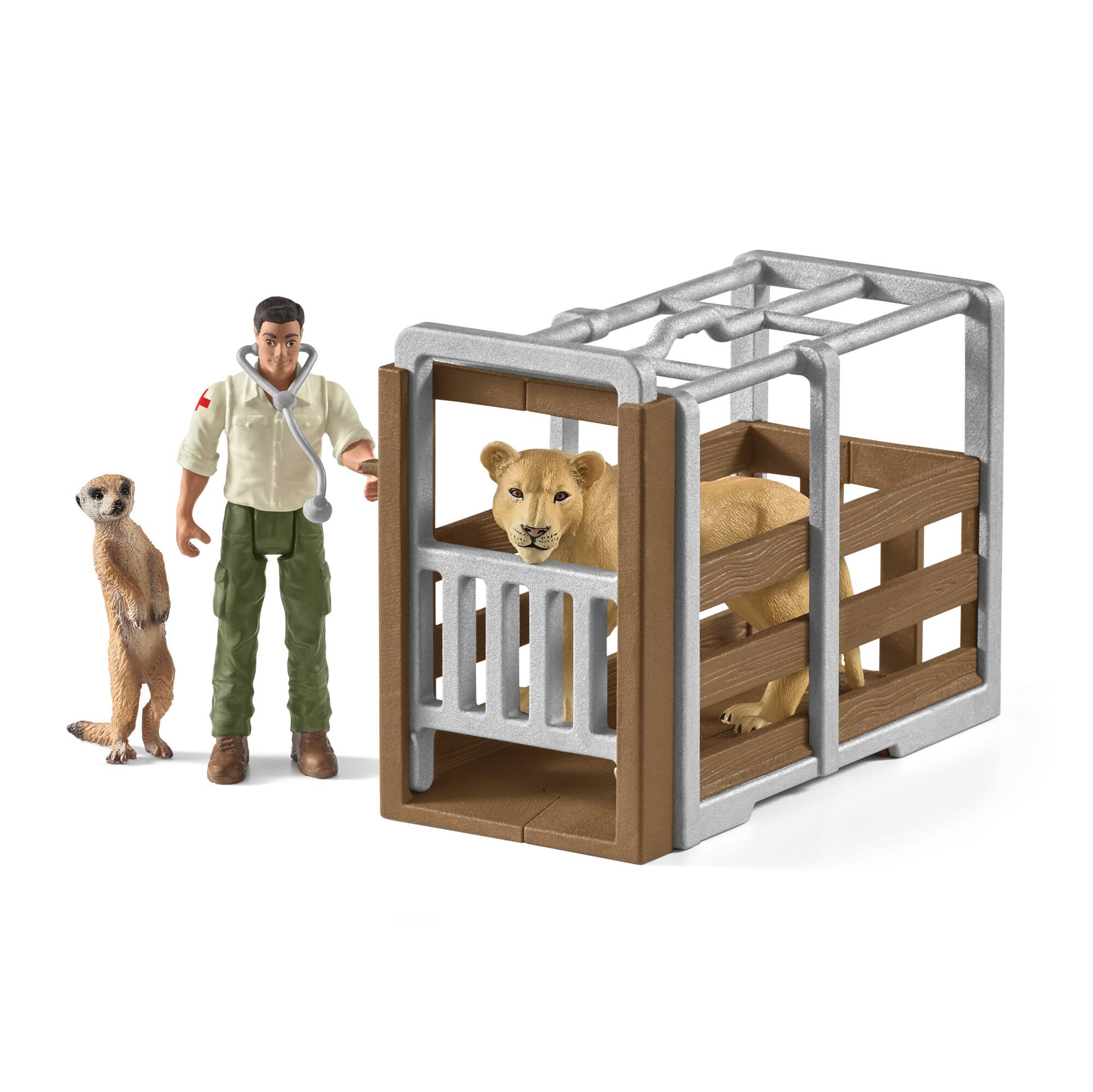 Alt View 1. Schleich - Wild Life: Animal Rescue Large Truck.