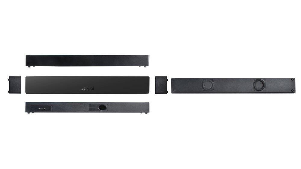 Alt View 4. Thomson - QY-B210 - High-Fidelity TV Speaker - Subwoofer Design, Bluetooth Connectivity, Exceptional Sound Experience - Black.