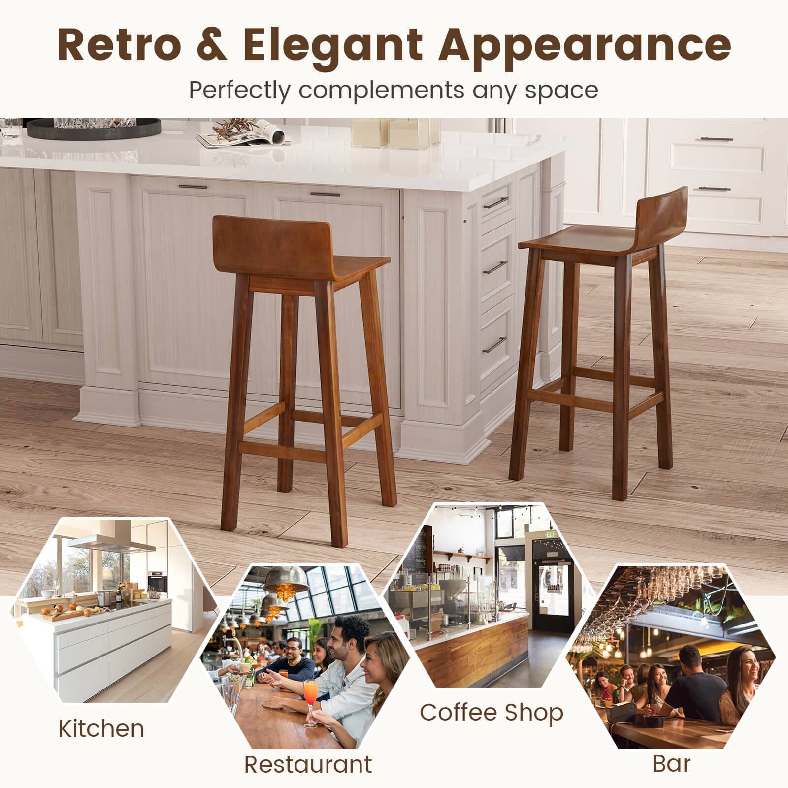 Retro & Elegant Appearance Perfectly complements any space: Kitchen, Coffee Shop, Restaurant, Bar.