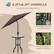 6.2FTx6.2FT UMBRELLA
Can also be used independently
Crank handle for smooth opening and closing
Tilt-control button to adjust the shaded area