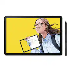 Front. Wacom - MovinkPad 11, Android Mobile Drawing Tablet, 11.45" with Battery-Free Slim Pro Pen 3, 8GB RAM/128 GB Storage - Silver.