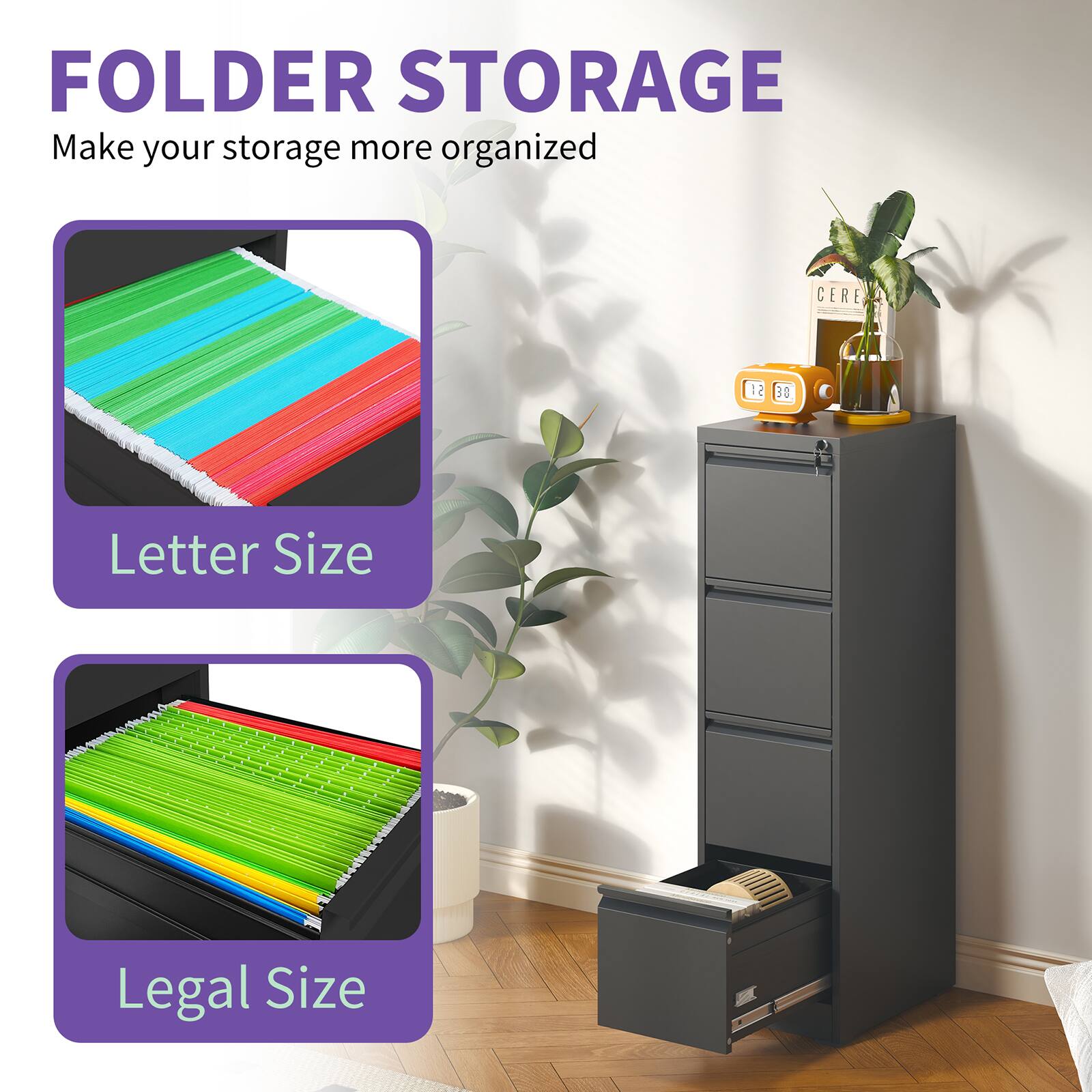 FOLDER STORAGE  
Make your storage more organized  

Letter Size  

Legal Size
