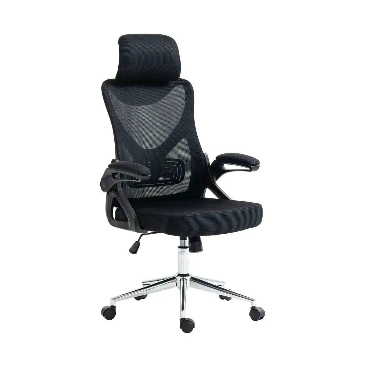 Alt View 4. Techni Mobili - Premium Ergonomic Office Chair With Headrest And Lumbar - Black.
