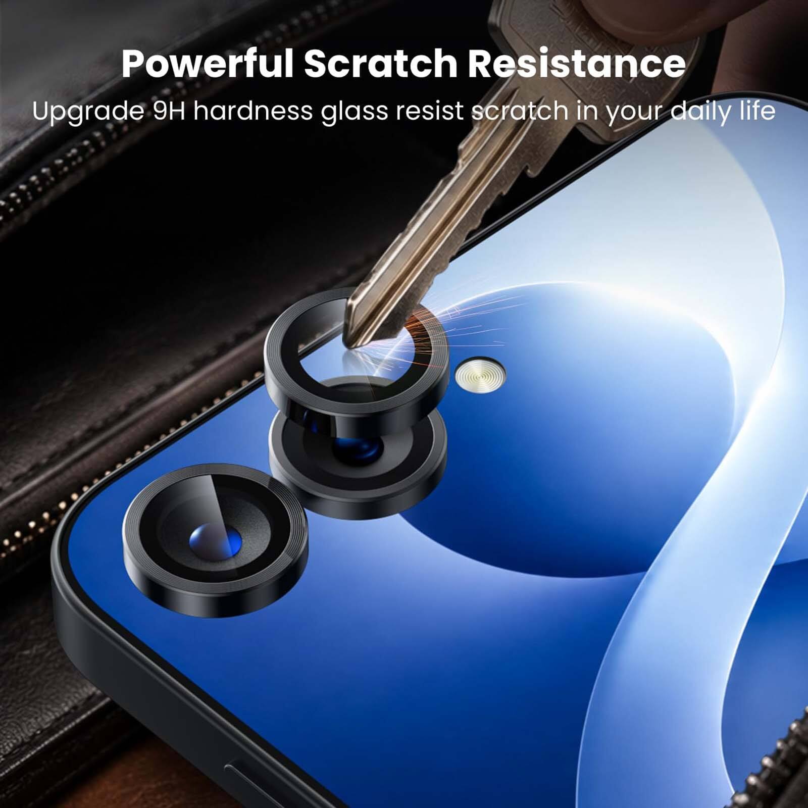 Powerful Scratch Resistance  
Upgrade 9H hardness glass resist scratch in your daily life