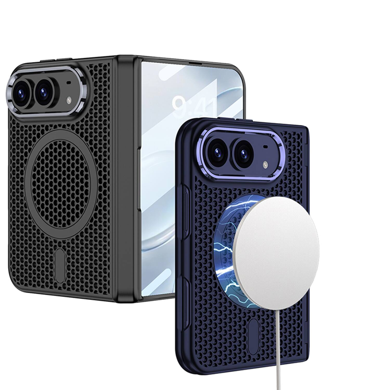 Dteck for Apple iPhone Duo Heat Dissipation Case with Built in Screen ...