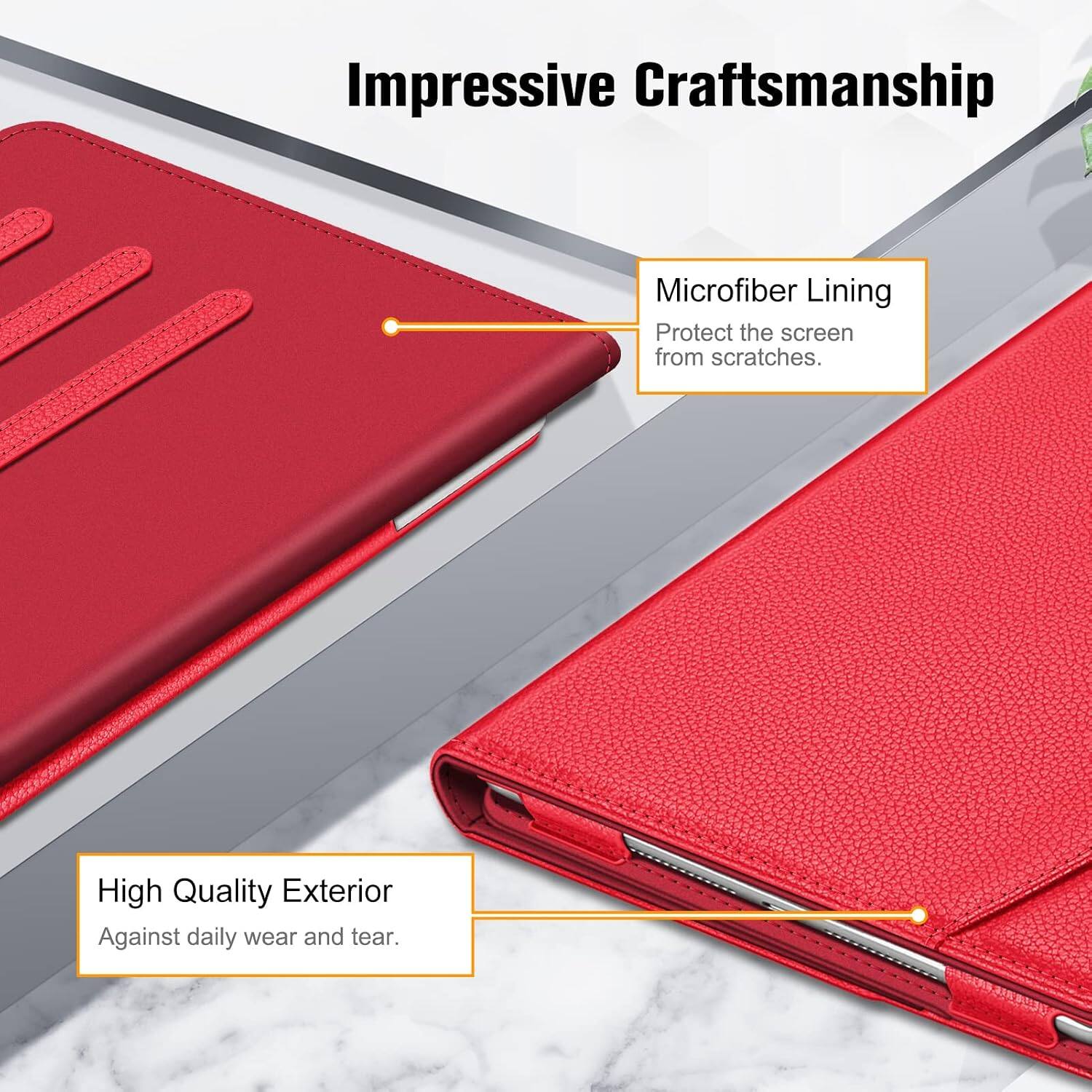 Impressive Craftsmanship

Microfiber Lining
Protect the screen from scratches.

High Quality Exterior
Against daily wear and tear.