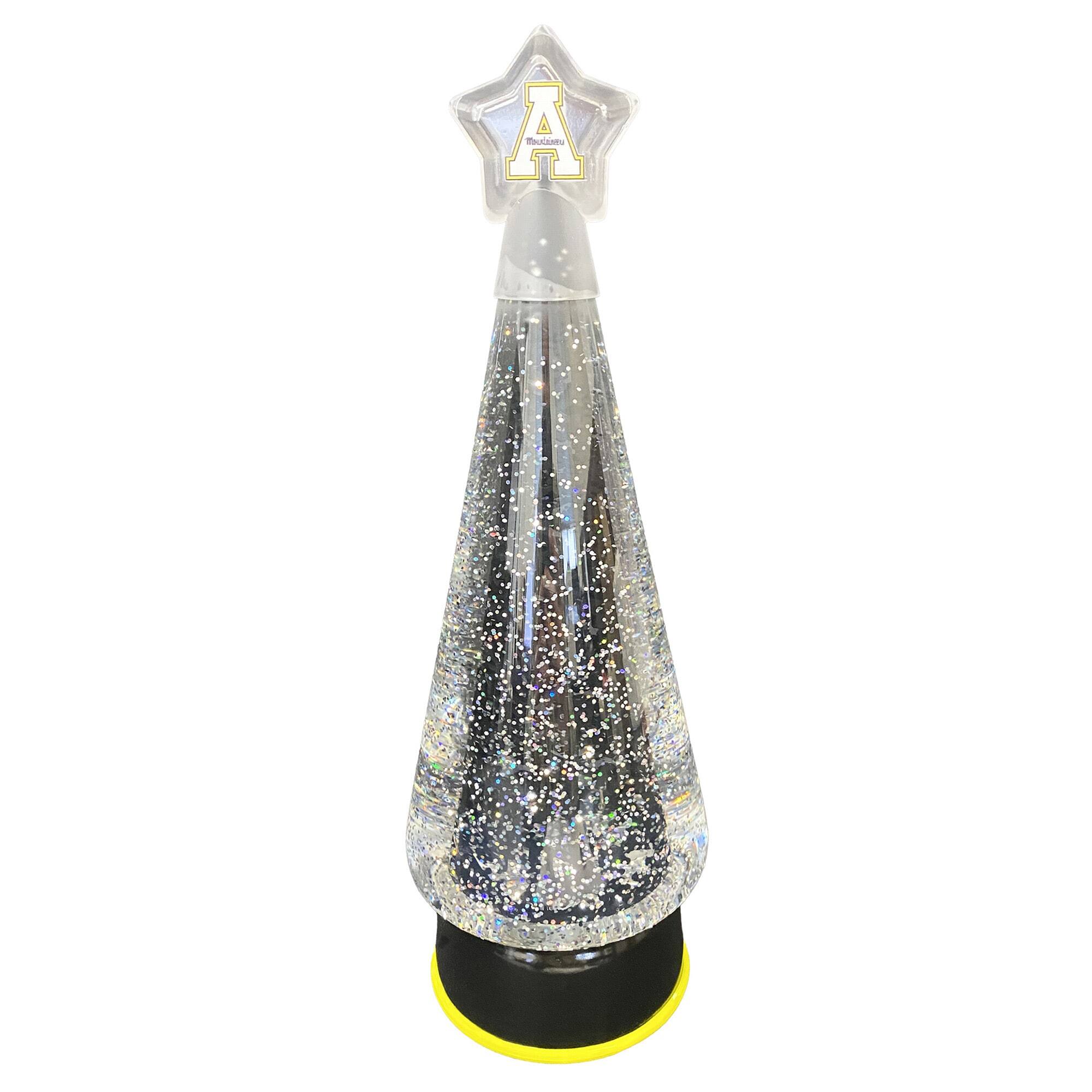 Alt View 1. Santa's Workshop - Appalachian State Mountaineers 12" Tree Globe - Yellow.