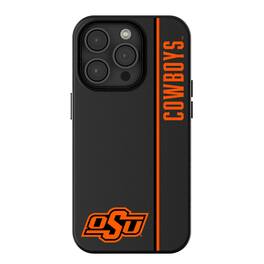 Keyscaper - NCAA - Oklahoma State Cowboys iPhone Magnetic Bump Case - 14 - Black