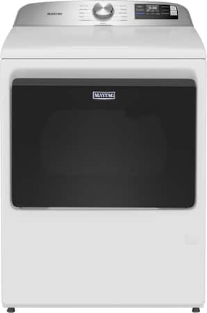 Maytag - 7.4 Cu. Ft. Smart Electric Dryer with Extra Power and Advanced Moisture Sensing - White