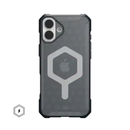 Front. UAG - Essential Armor Series Case with Magsafe for Apple iPhone 16 Plus - Ash.