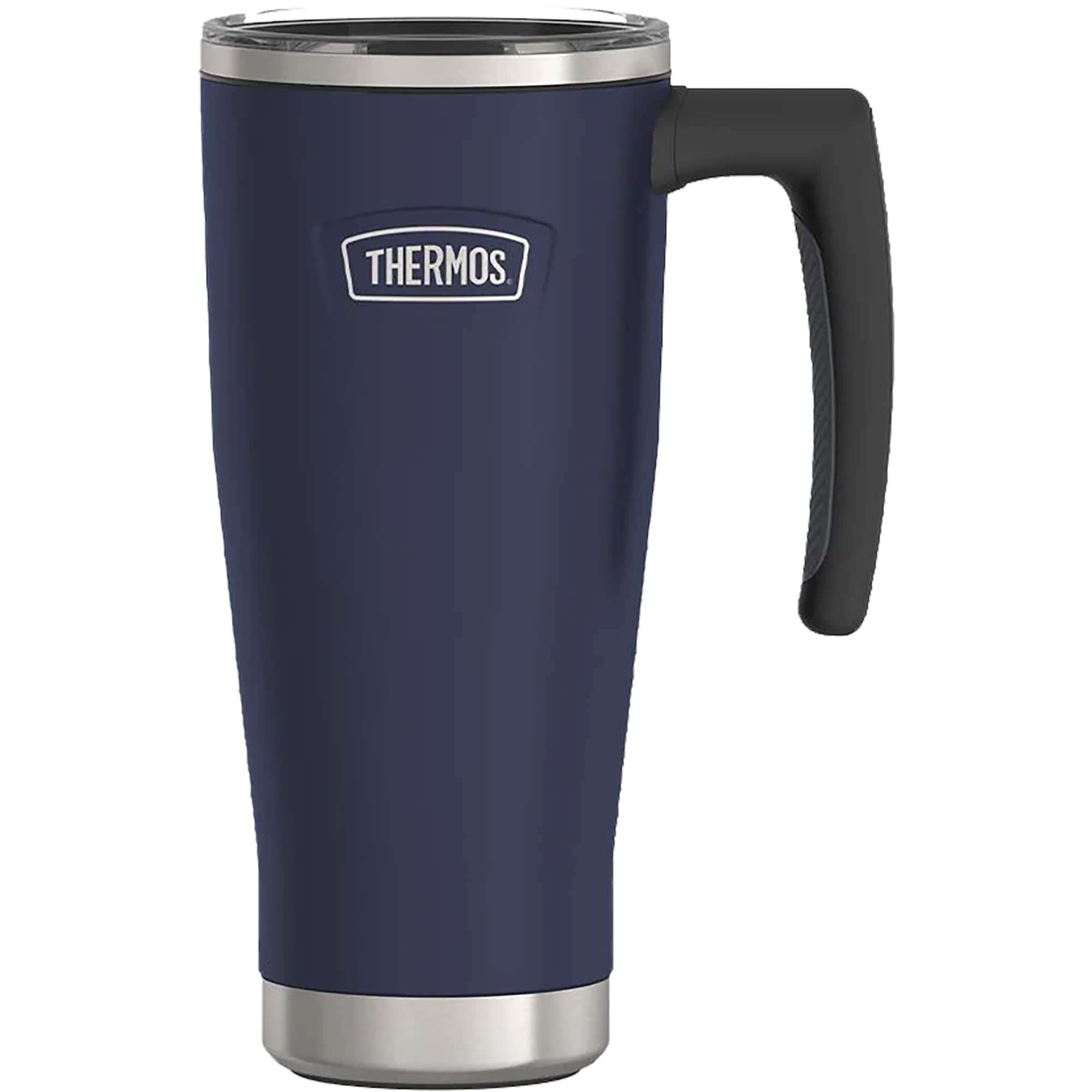 Front. Thermos - Thermos 18 oz. Icon Vacuum Insulated Stainless Steel Mug - Mystical Navy - Mystical Navy.