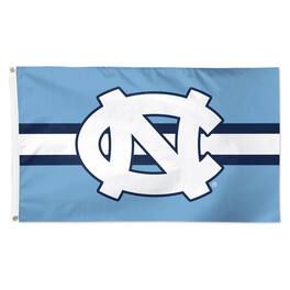 WinCraft - North Carolina Tar Heels 3' x 5' Horizontal Stripe Deluxe Single-Sided Flag - Multicolor