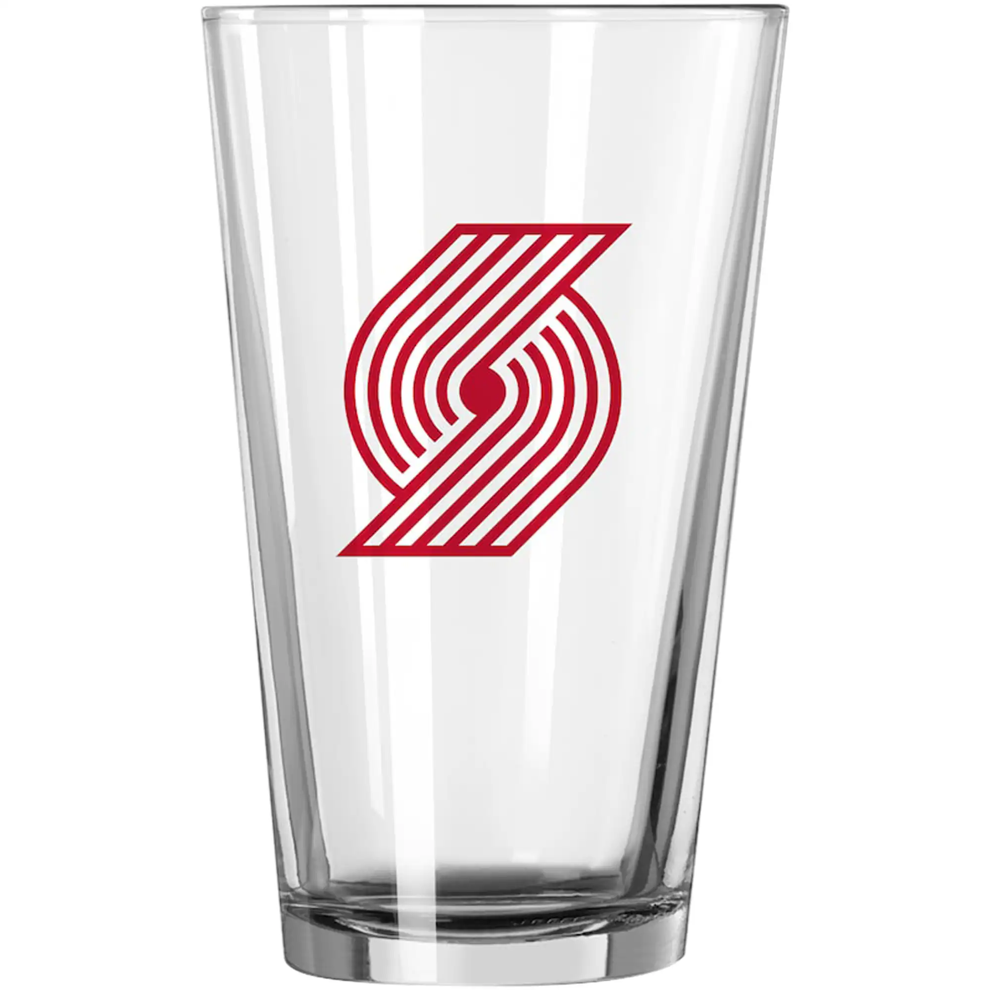 Logo Brands - Portland Trail Blazers 16oz. Team Wordmark Game Day Pint Glass - Multicolor