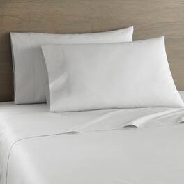 Shavel Home Products - 250 Thread Count Cotton Percale Sheet Set, Twin - Misty gray