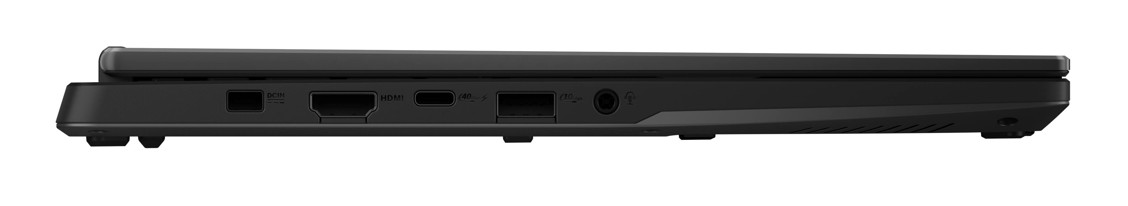 The text on the image reads "DCIN HDMI (40 f 10)." This text is likely related to the back of a laptop, as it describes a connection for an HDMI device. The text indicates that the laptop has a DCIN port, which is used for connecting to external devices, and an HDMI port that supports a resolution of 40 fps at 1080p.