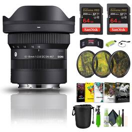 Panasonic - LUMIX S Series Camera Lens, 14-28mm F4-5.6 Ultra Wide-Angle Zoom Lens with Macro Capability, S-R1428 - Black