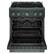 Alt View 4. KitchenAid - KitchenAid - 4.1 Cu. Ft. Slide-In Commercial Gas TRUE Convection Range with Self - Juniper.