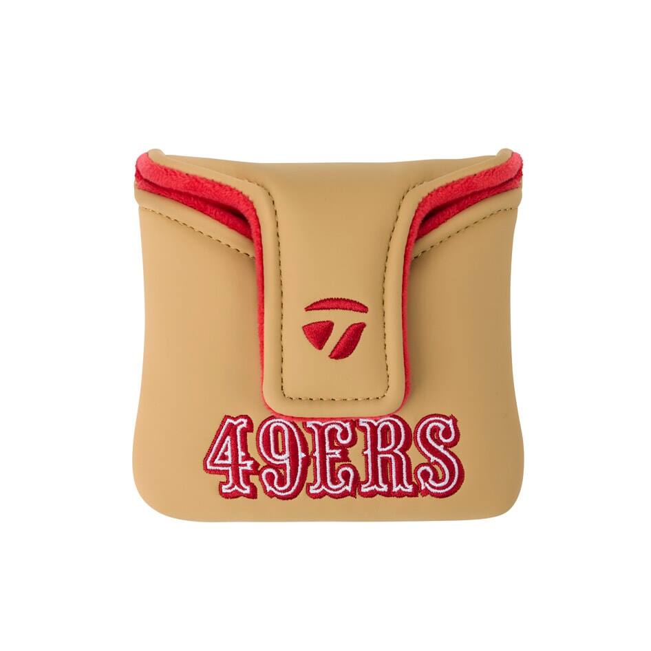 Alt View 1. TaylorMade - San Francisco 49ers Mallet Headcover - Gold.