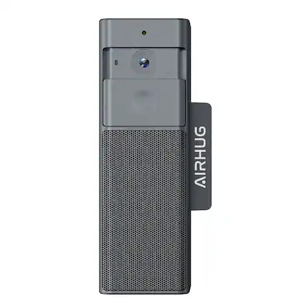 Front. AIRHUG - 3 in 1 1080P Webcam with Microphone & Speaker, Built-in Privacy Cover for Video Conferencing/Online Class/Gaming Live.