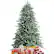 Front. Costway - 8ft Hinged Artificial Christmas Spruce Tree w/ 1658 Mixed PE & PVC Tips - Green/White.