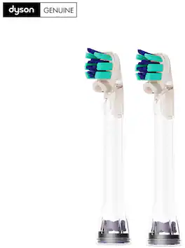 Dyson - Camerajet Regular Dual‑Bristle Replacement Brush Heads (2‑Pack) - Solid Ultra Blue & Verdigris