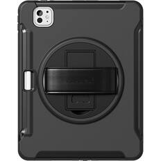 Front. SaharaCase - Raider Series Heavy-Duty Case with Hand Strap for Apple iPad Pro (M4 2024/M5 2025) 11" - Scorpion Black.