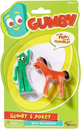 NJ Croce - Gumby and Pokey Mini Bendable Pair