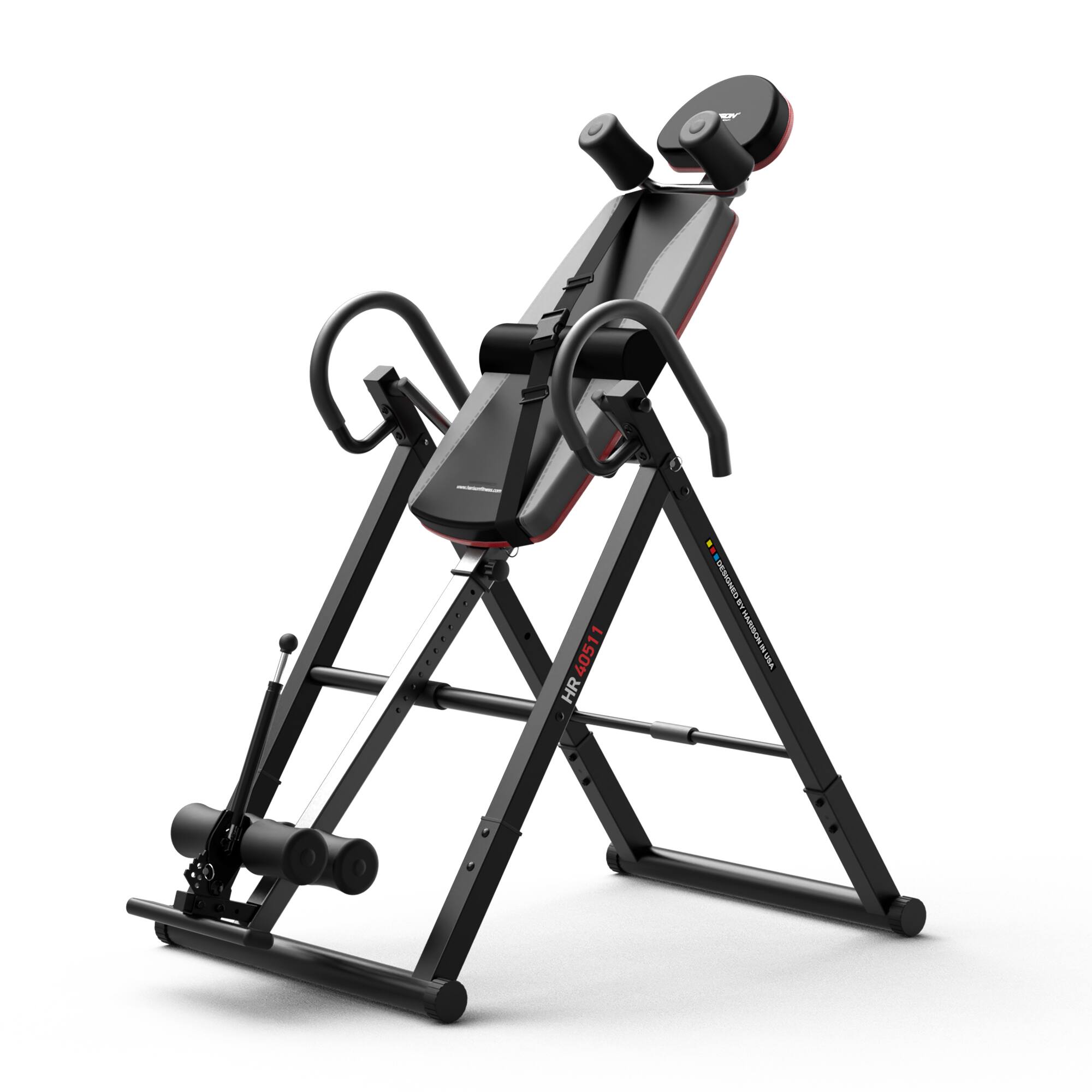 HARISON - Inversion Table for Back Pain Relief 330LBS Capacity Strength Training Inversion ( BB40511) - Black