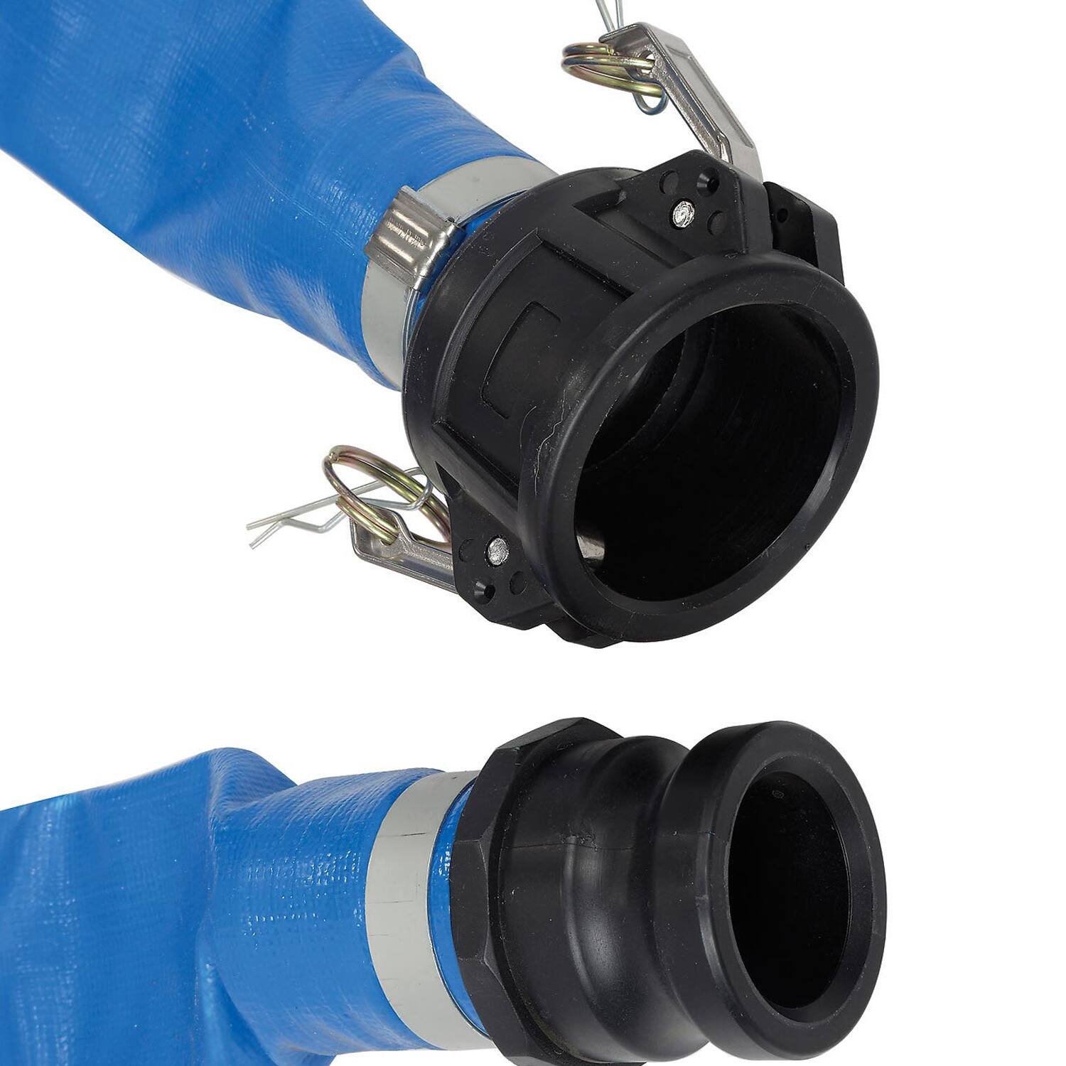 Alt View 5. Apache - Apache 98138049 PVC Lay Flat Hose 2 Inch Diameter 50 Foot Length 70 psi, Blue - Blue.