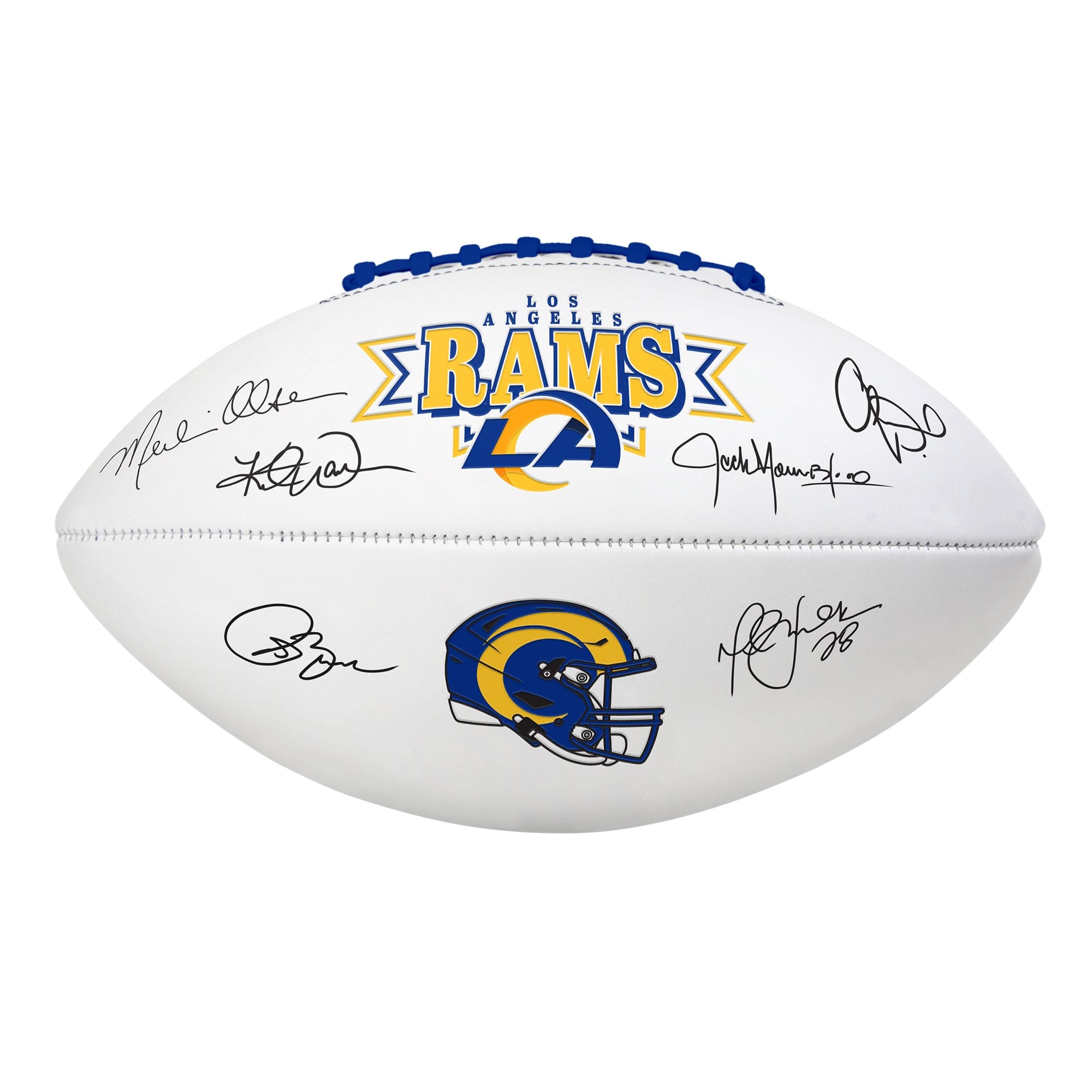 Logo Brands - Los Angeles Rams Legends Signature Football - Royal