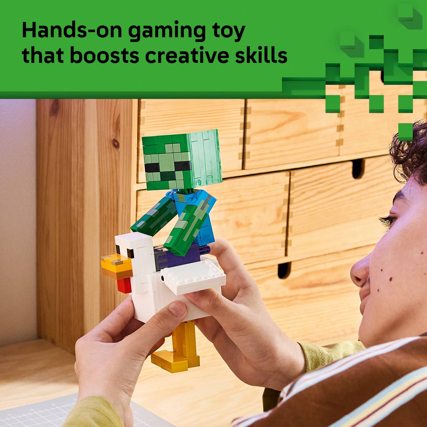 Hands-on gaming toy that boosts creative skills