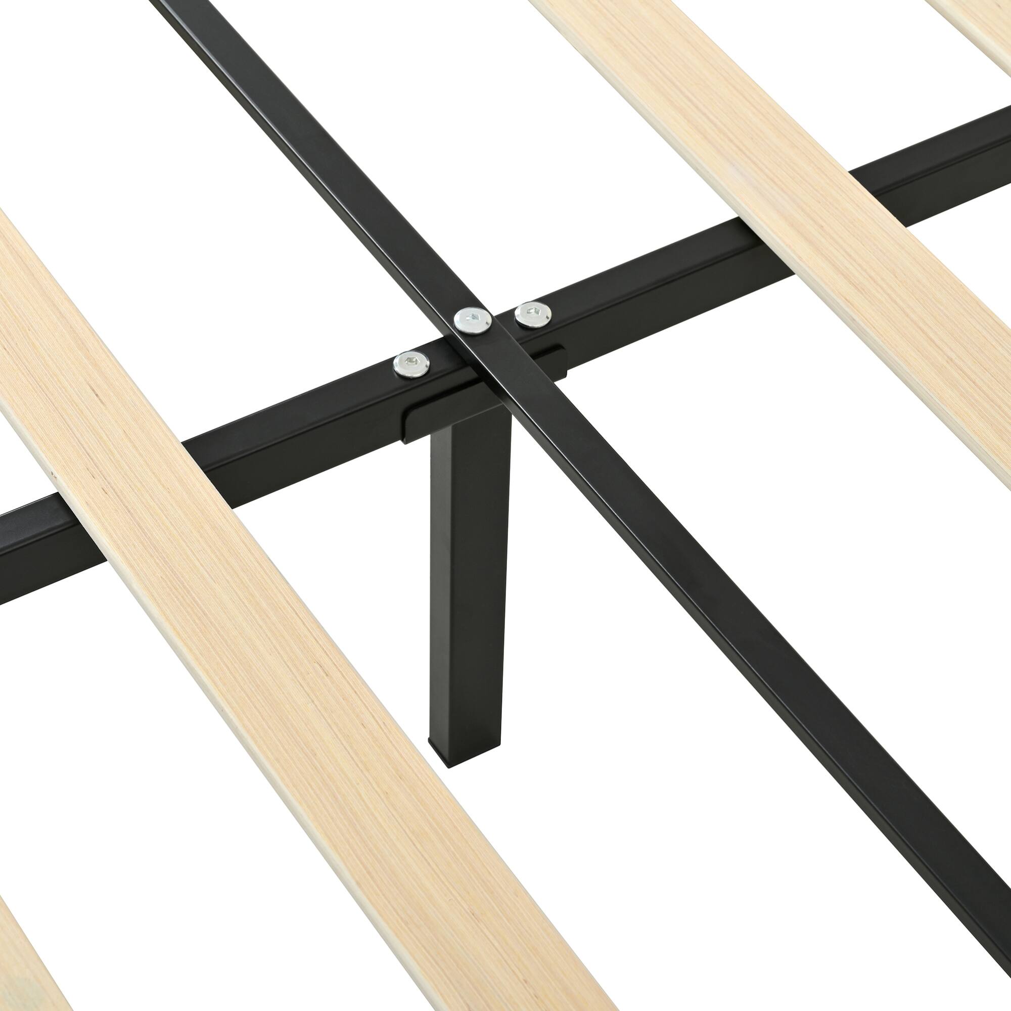 Alt View 9. GOODSILO - Luxurious Queen Size Velvet Tufted Bed Frame with USB Port and Night Light, High Headboard Platform Bed - Beige.