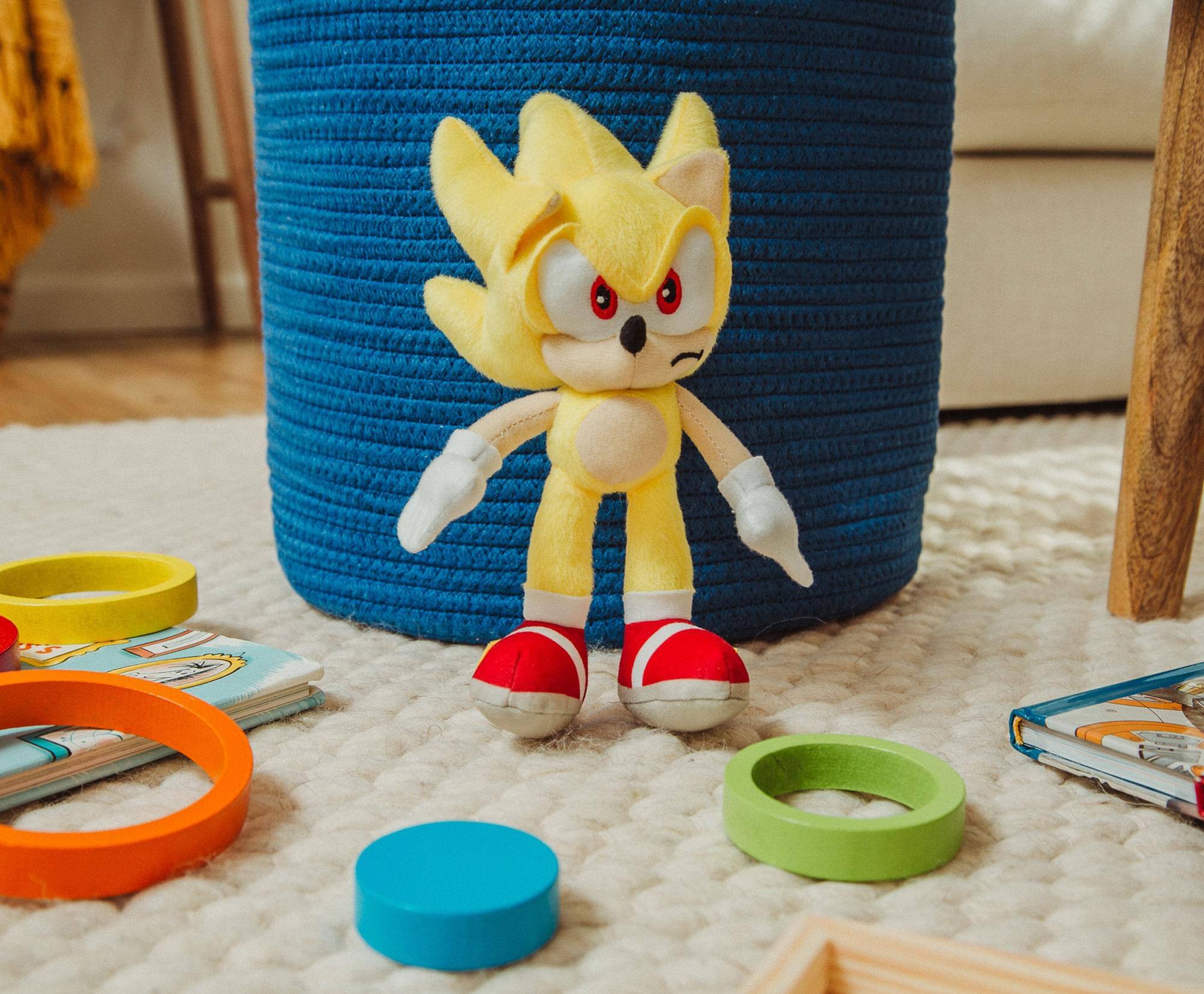 Alt View 4. Accessory Innovations Company - Sonic the Hedgehog 8-Inch Character Plush Toy | Super Sonic - Yellow.