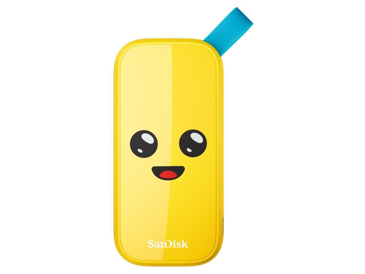 Front. SanDisk - SanDisk Fortnite Portable SSD - Peely Edition, 1TB.