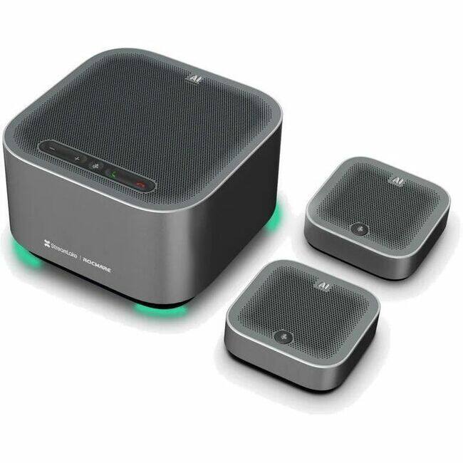 Rocware A10 USB AI Microphone with Speaker for Medium to Large Room ...