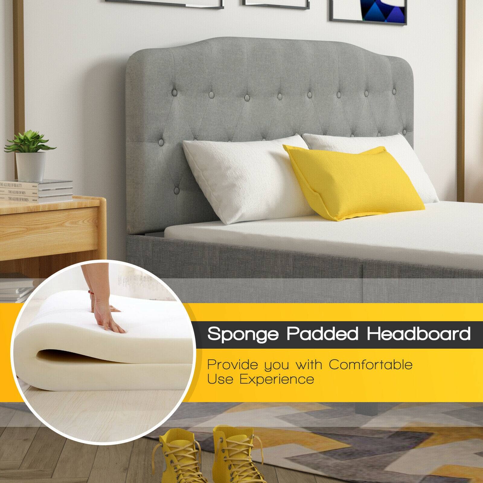 Sponge Padded Headboard  
Provide you with Comfortable Use Experience