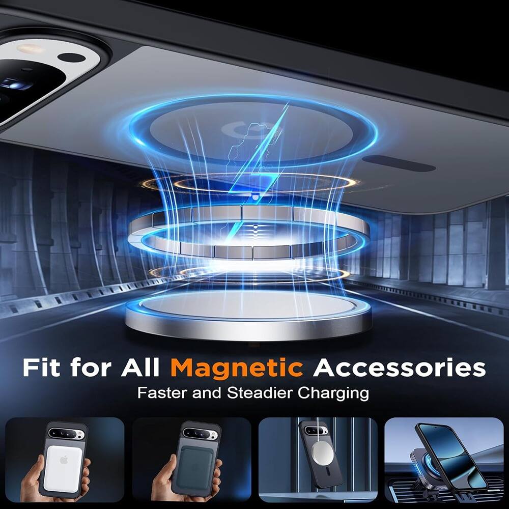 Fit for All Magnetic Accessories  
Faster and Steadier Charging