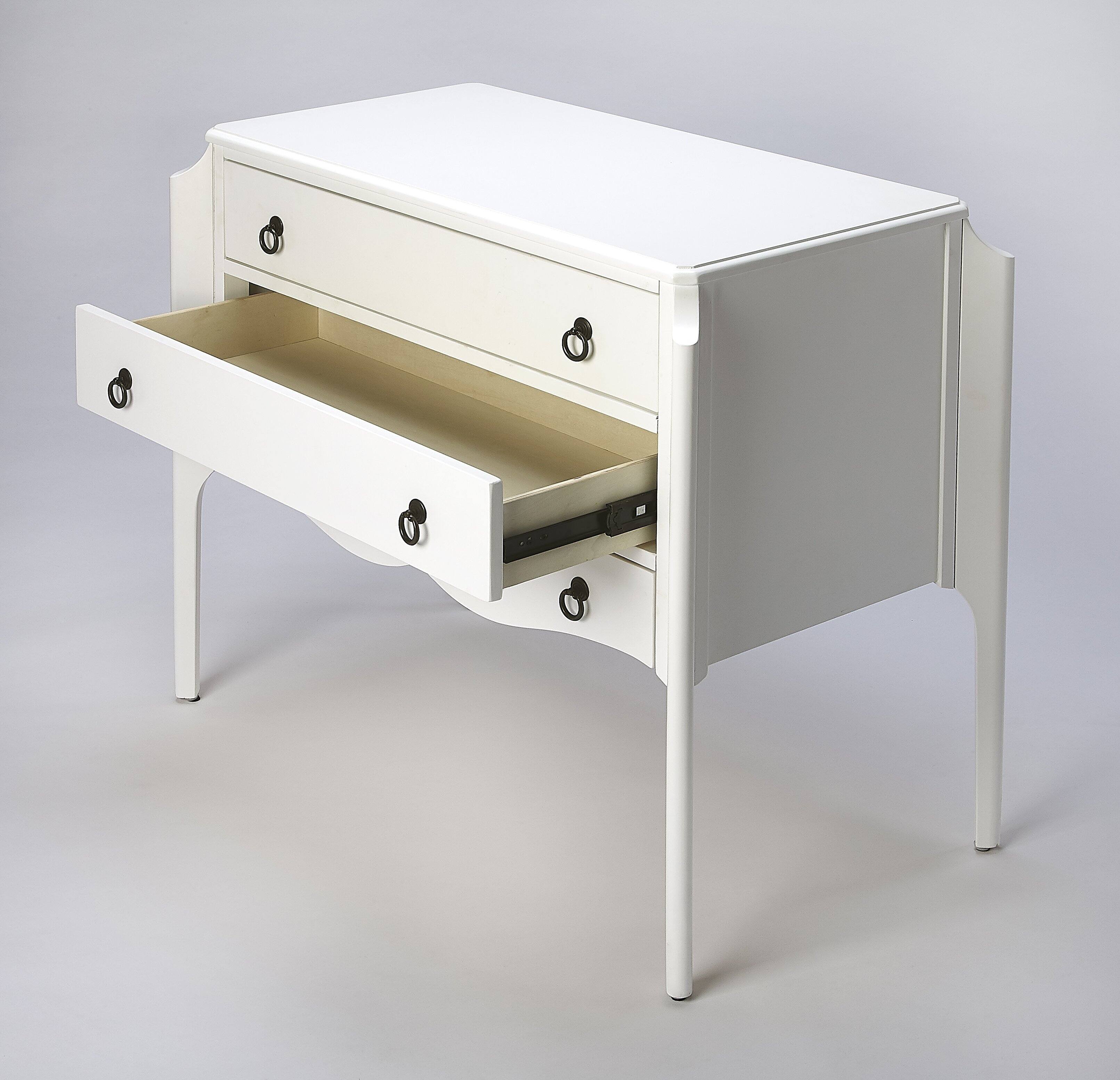 Alt View 2. Butler Specialty - Wilshire 34 in. W Rectangular Wood 3 Drawer Accent Chest - White.