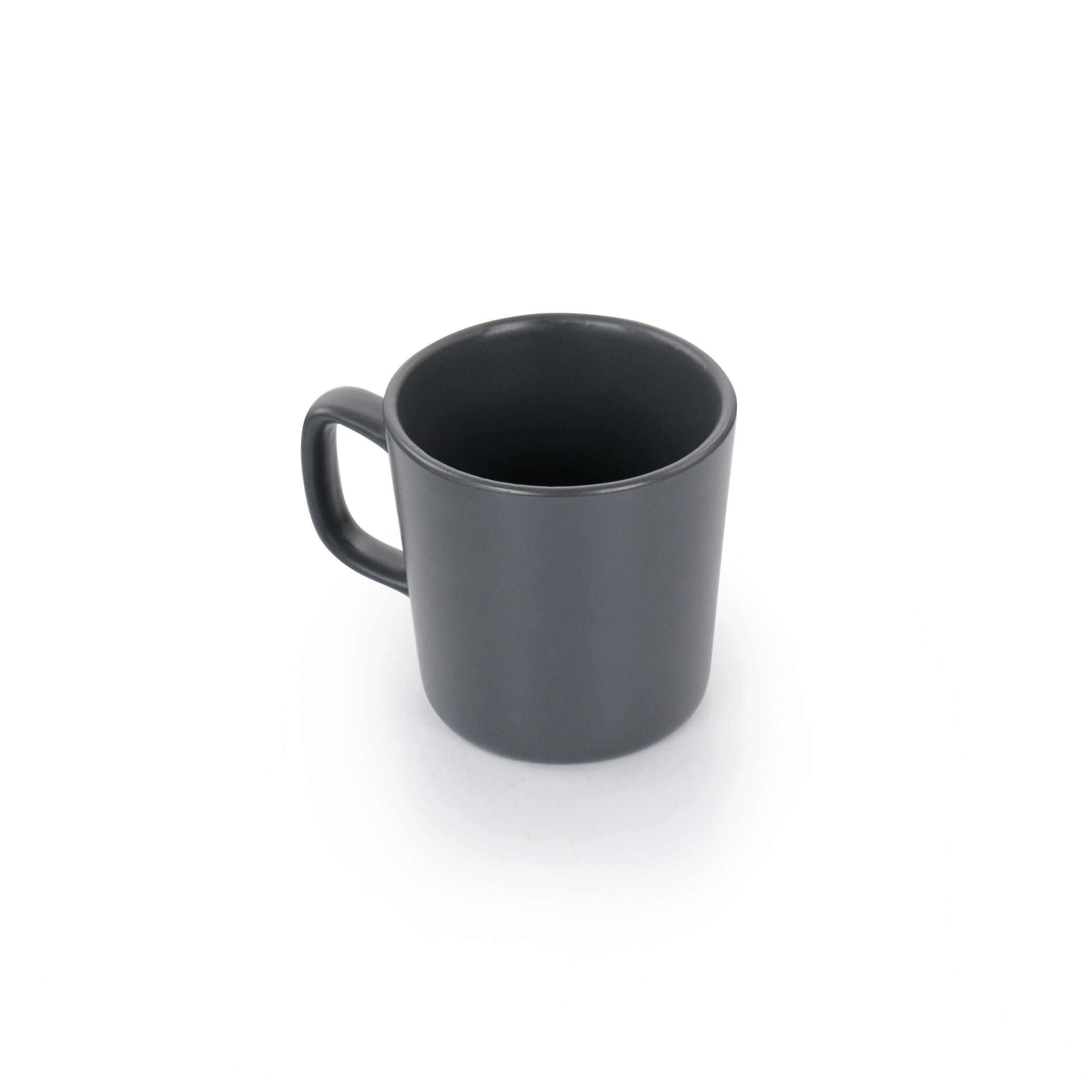 Alt View 8. Elama - Elama Luxmatte Dark Grey 16 Piece Dinnerware Set - Dark Gray.