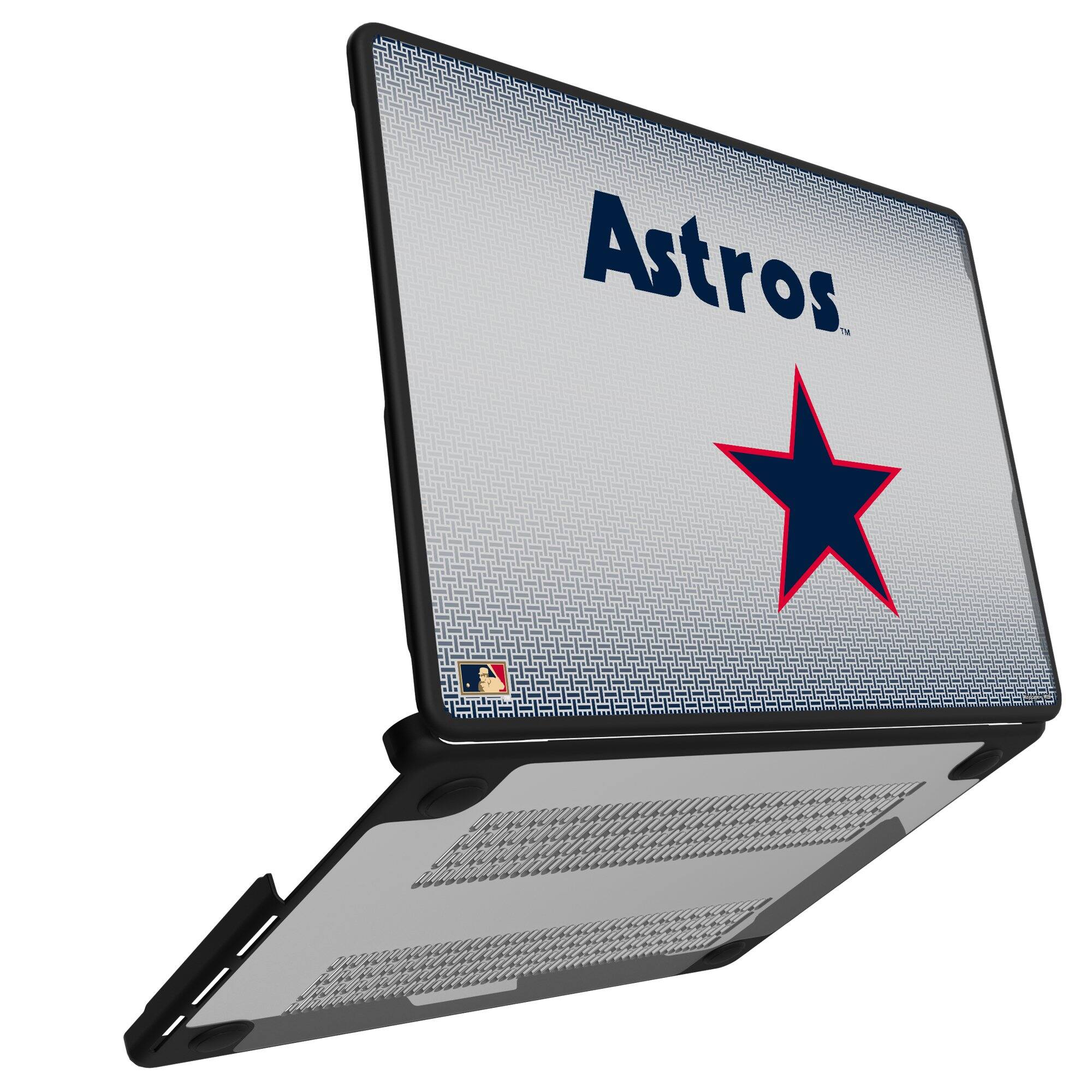 Alt View 1. Keyscaper - Houston Astros Linen MacBook Case - Pro 13 in - Multicolor.